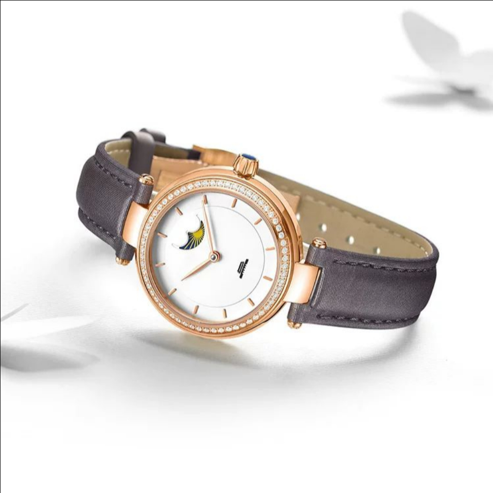 Skeleton Mechanical Watch - Relógio mecânico automático feminino de luxo