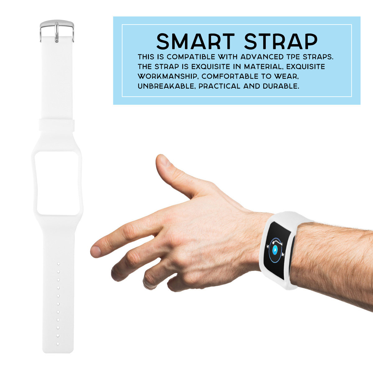 Smartwatch Premium Watches For Men - Pulseira de Relógio Inteligente Tpe para