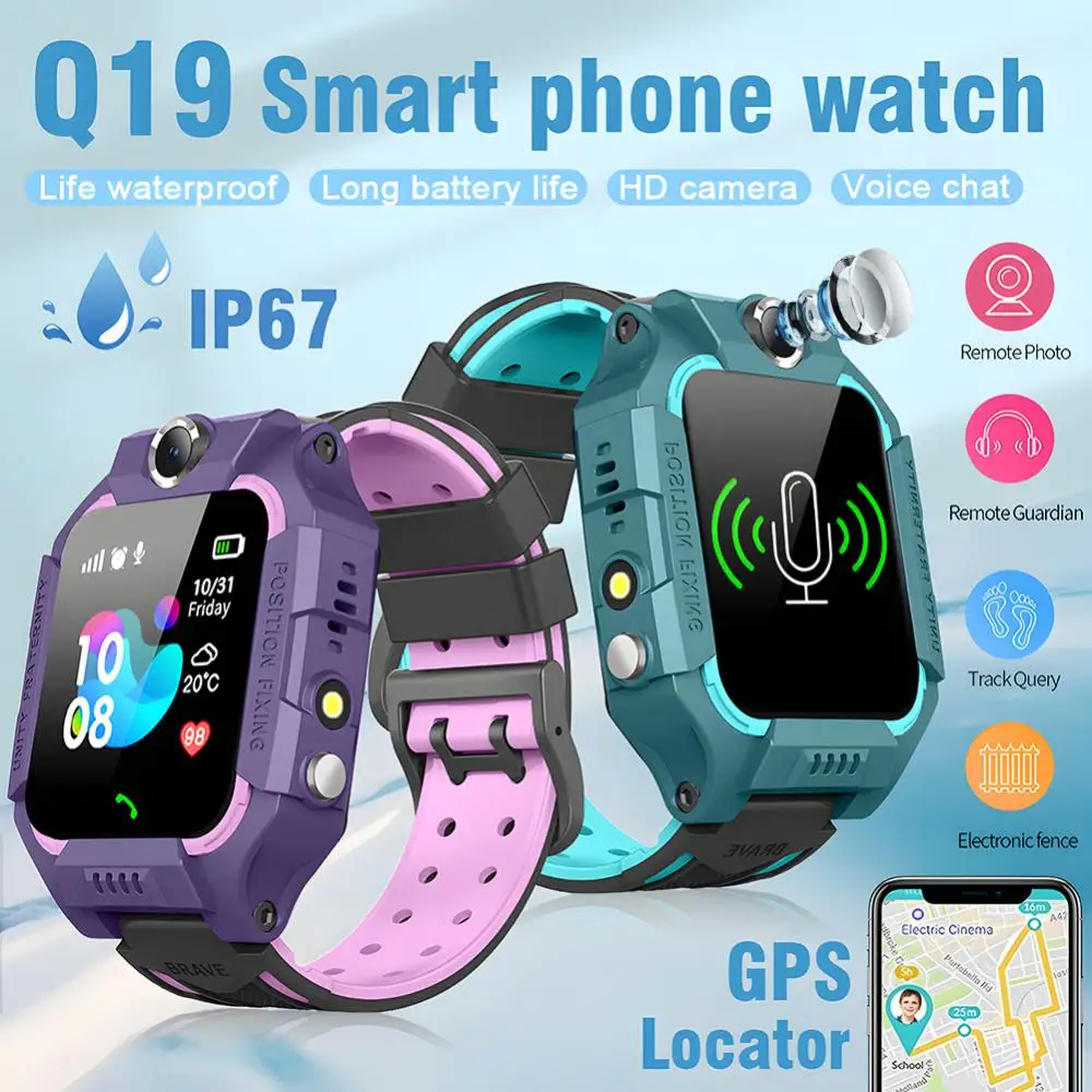Smartwatch Watches Kids - Novas crianças 2g relógio inteligente sos