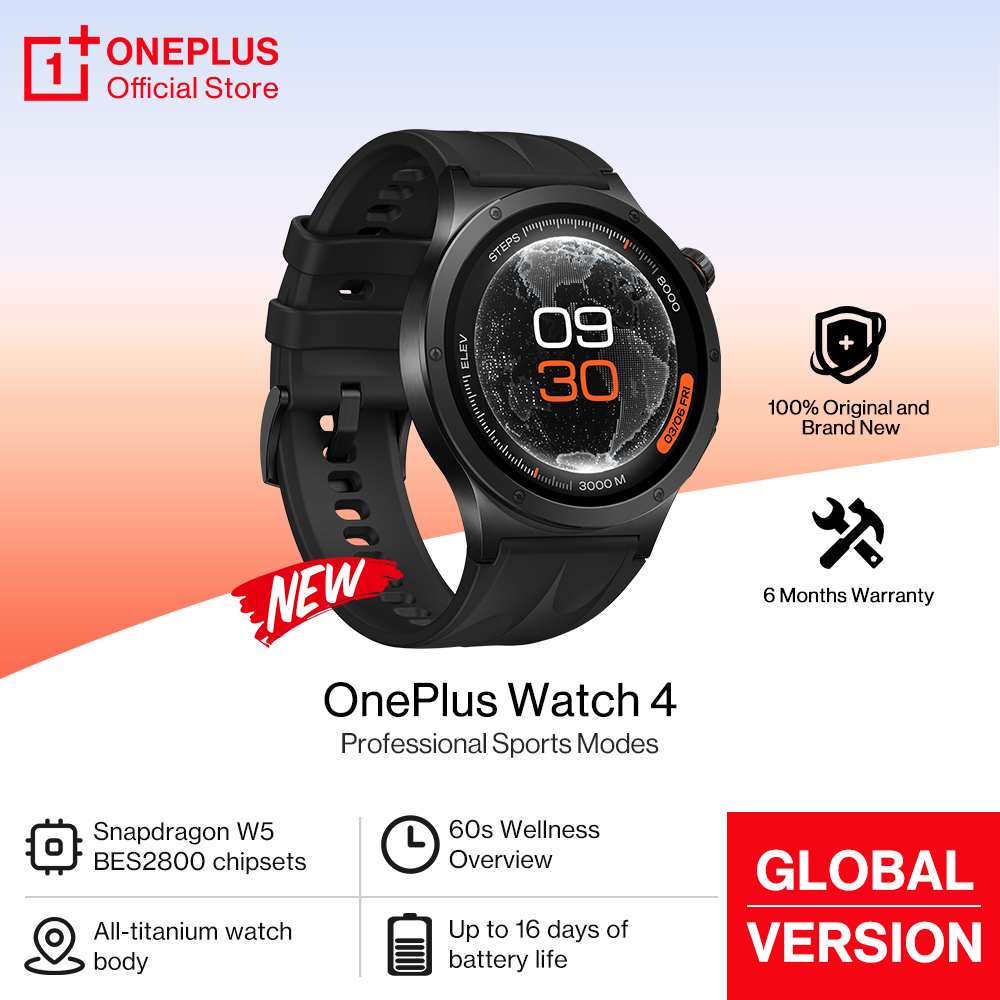 Smartwatch Oneplus Watches - Novo Relógio Inteligente OnePlus Watch 4