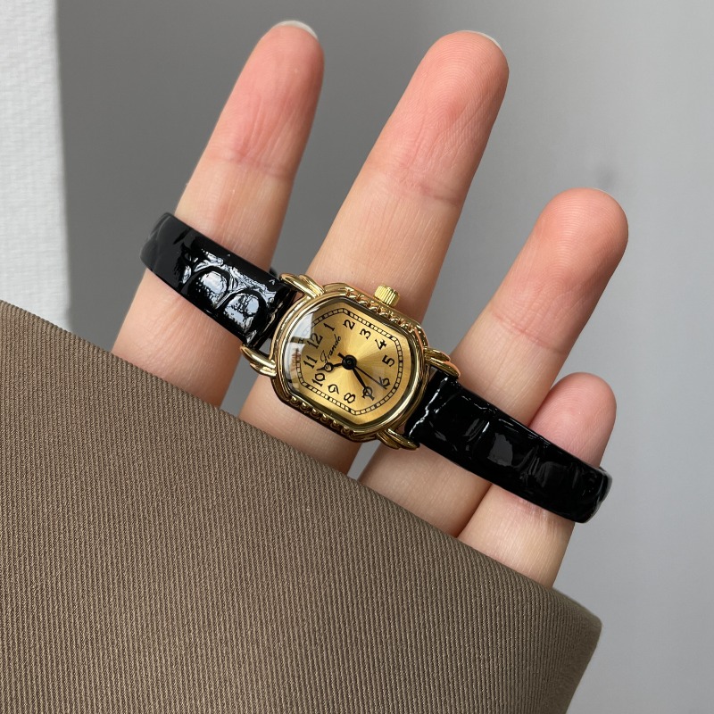 Vintage Digital Watch - Relógio de quartzo feminino oval vintage