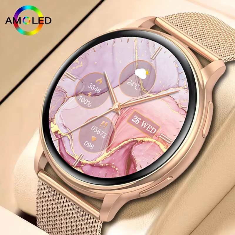 Smartwatch Timex Watches For Women - Inteligente completo circular moda relógio bluetooth