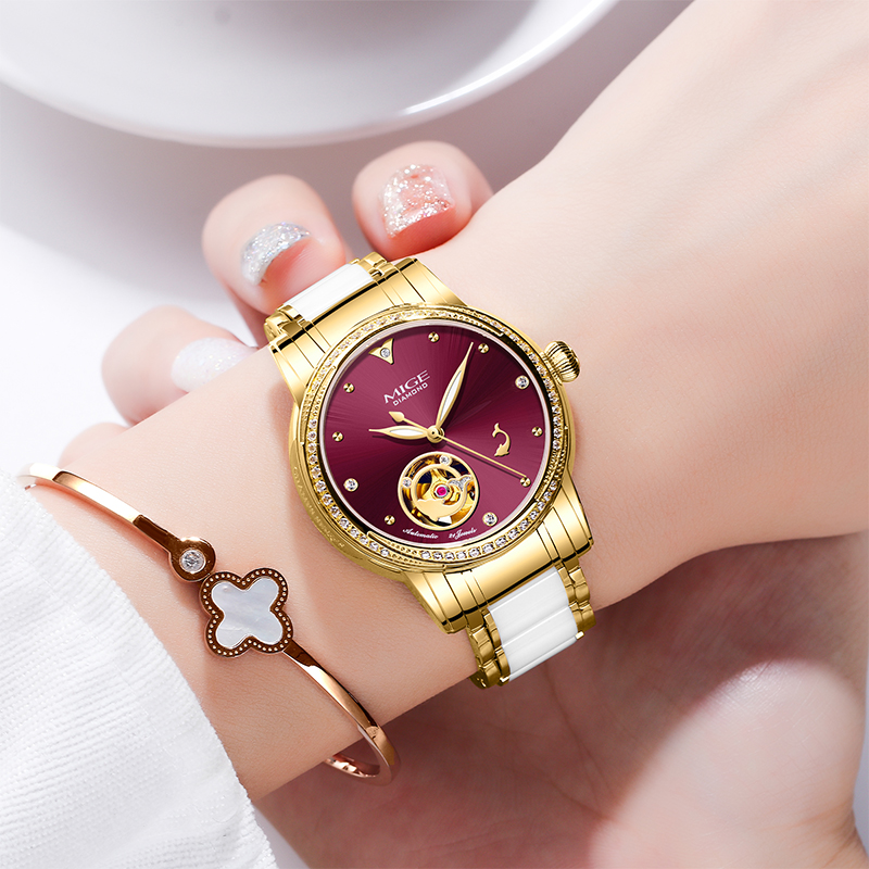 Relógio Automático Feminino MI - Skeleton Mechanical Watch avaliação e preço