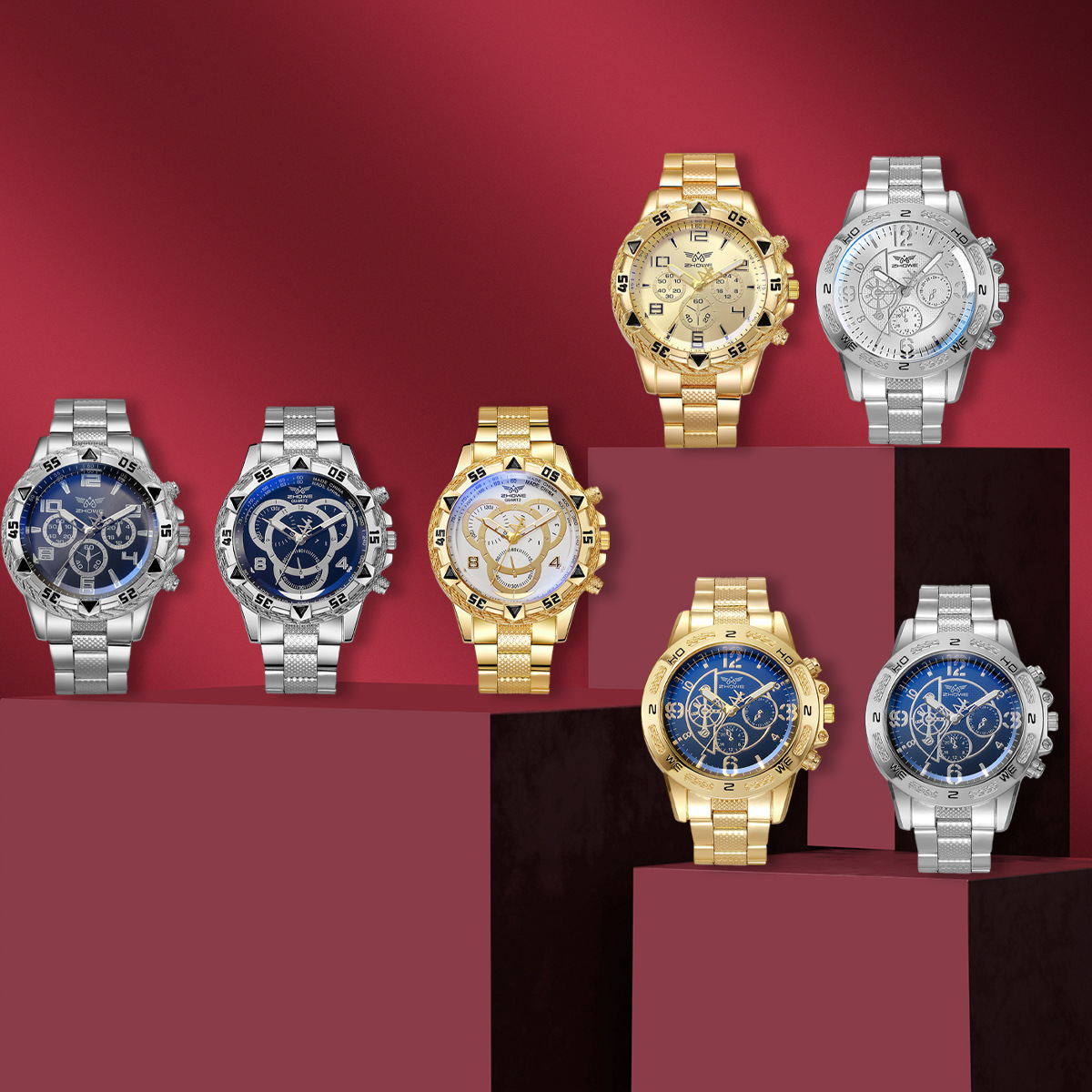 Relógio masculino de 7 peças,  - Smartwatch Premium Watches For Men avaliação e preço