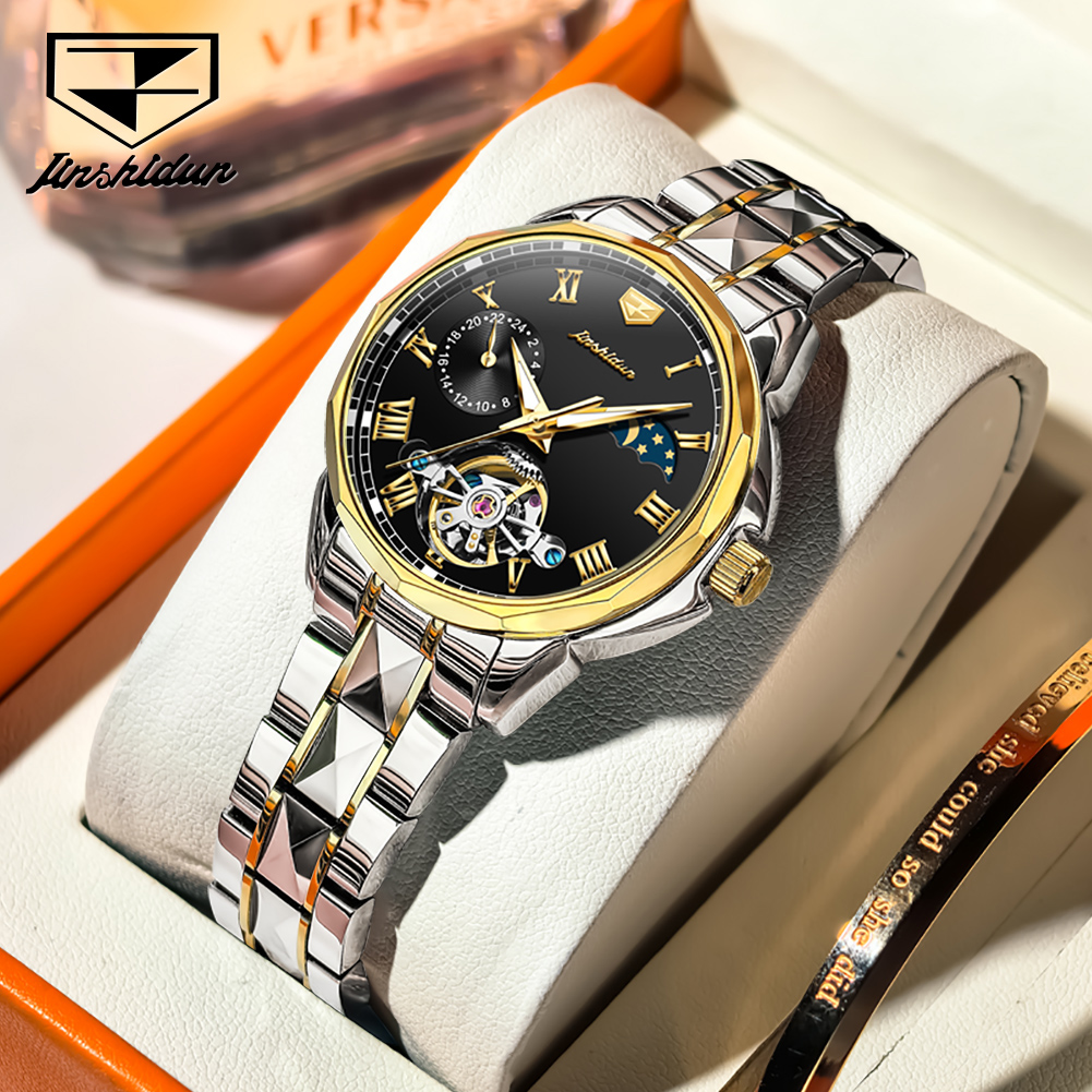 Relógios Femininos JSDUN 8937, - Skeleton Mechanical Watch avaliação e preço