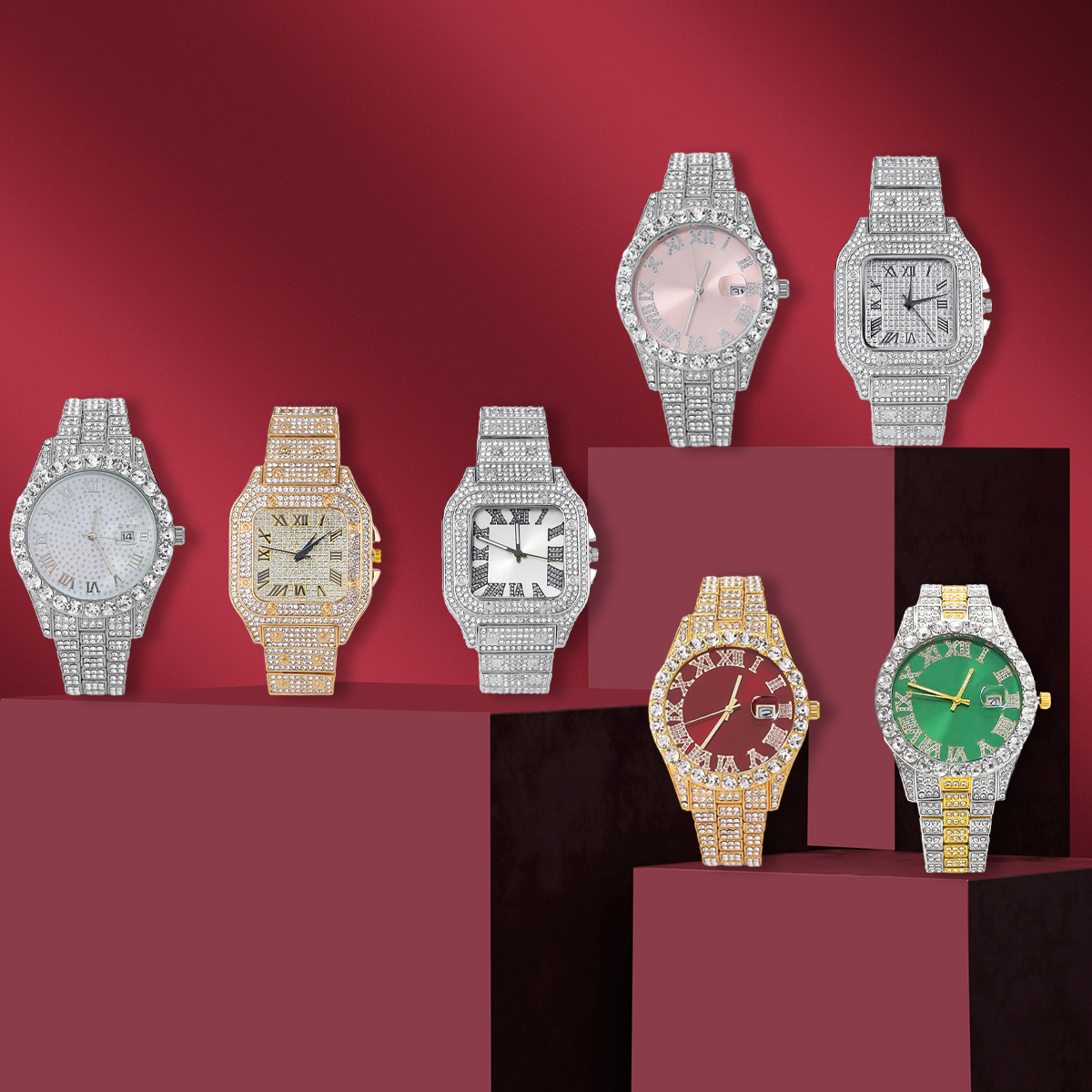 Relógio masculino de 7 peças c - Smartwatch Premium Watches For Men avaliação e preço