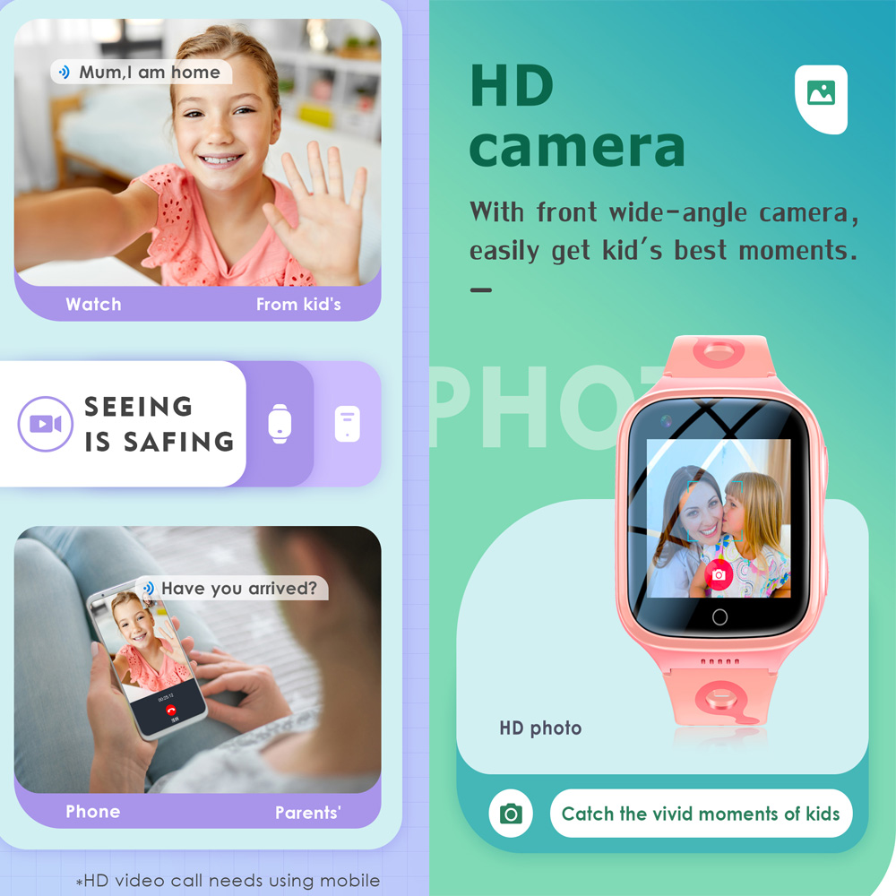 Relógio Inteligente 4G para Cr - Smartwatch Watches Kids avaliação e preço
