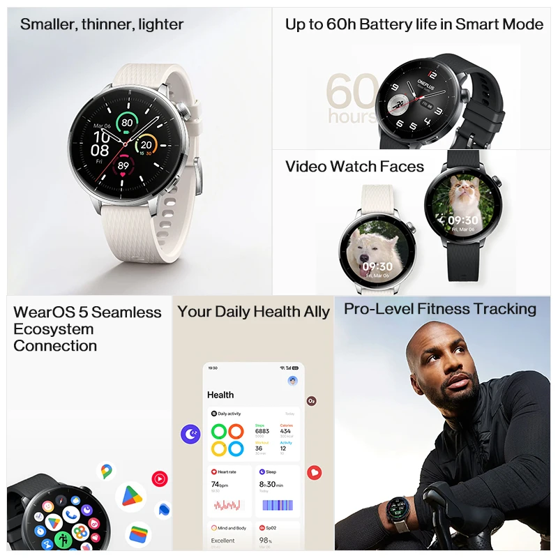 Versão global OnePlus Watch 3  - Smartwatch Oneplus Watches avaliação e preço