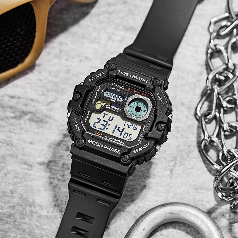 Relógio Digital Casio Série WS - Vintage Digital Watch avaliação e preço