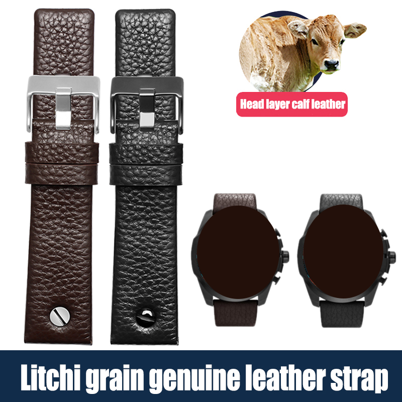 Pulseira de couro genuíno 24mm - Diesel Watches Smartwatch avaliação e preço