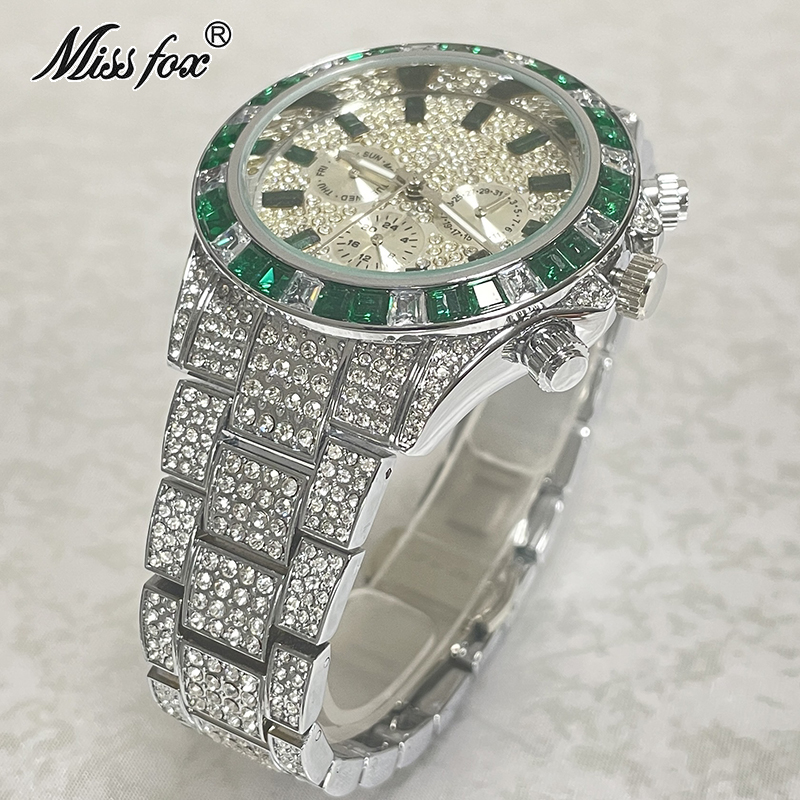 MISSFOX-Relógio esportivo em a - Smartwatch Watches Brands For Men avaliação e preço