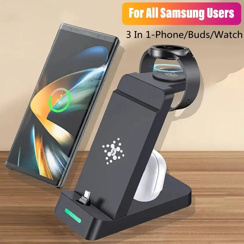 Estação de carregamento sem fi - Watches Smartwatch Samsung avaliação e preço