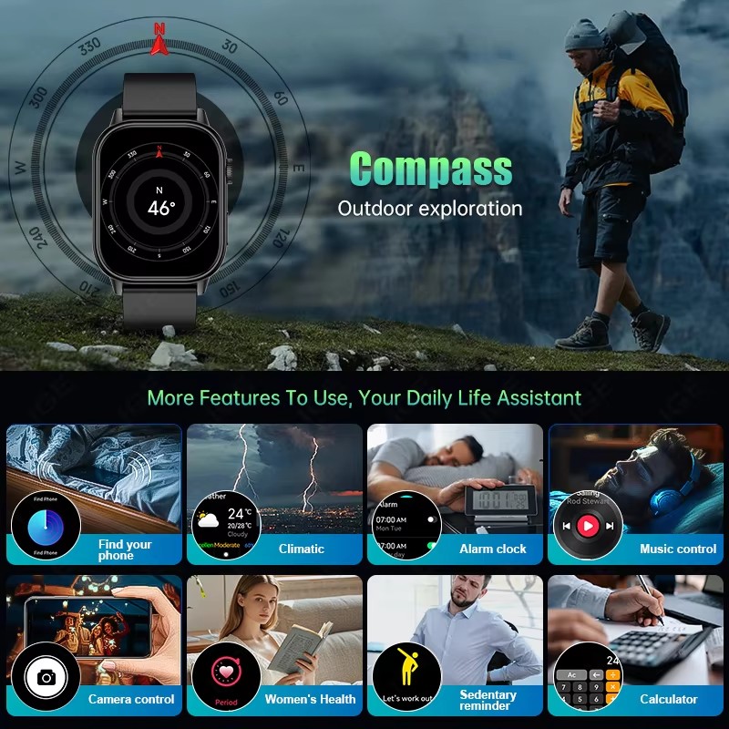 Relógio Inteligente Masculino  - Smartwatch Premium Watches For Men avaliação e preço