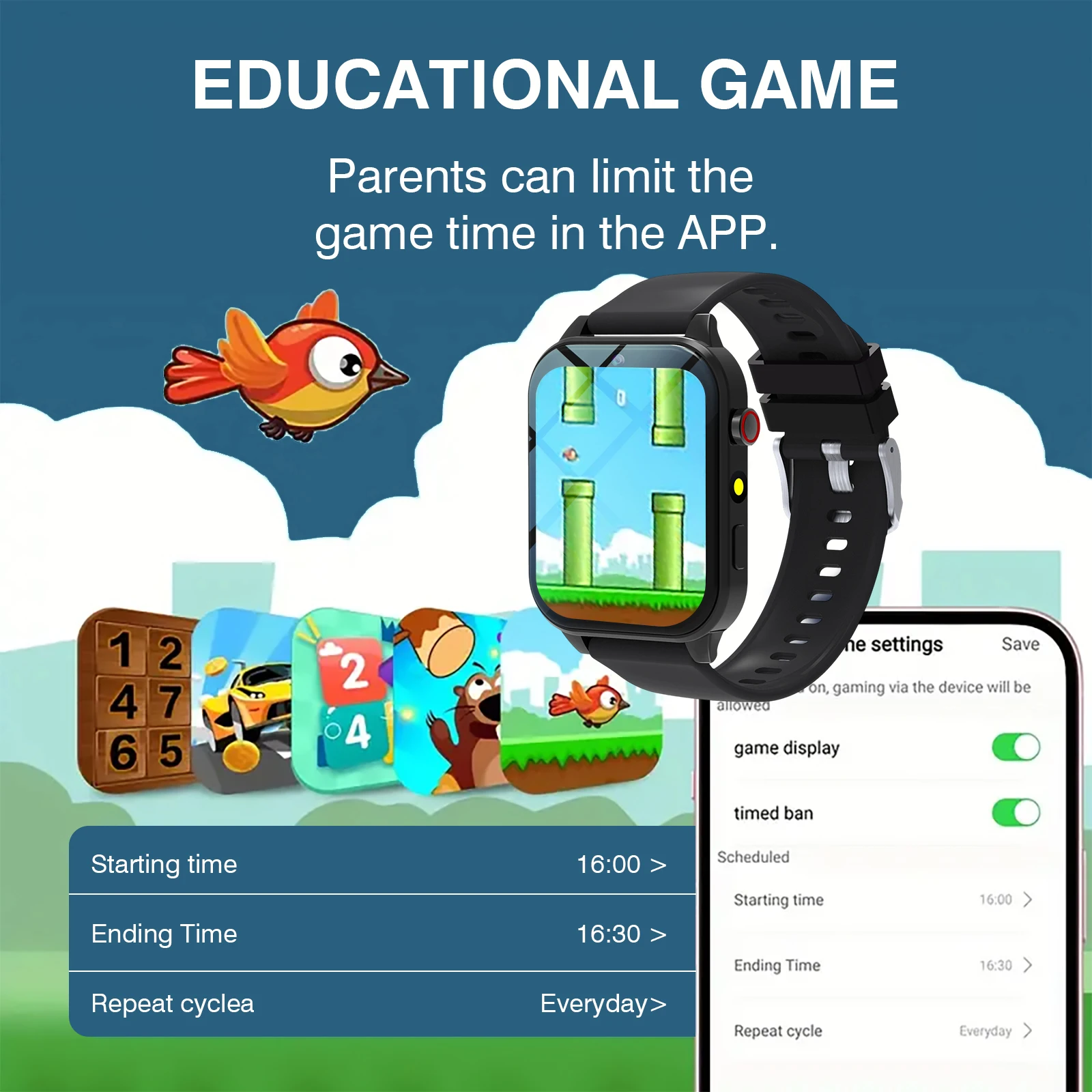 Relógio inteligente infantil c - Smartwatch Watches Kids avaliação e preço