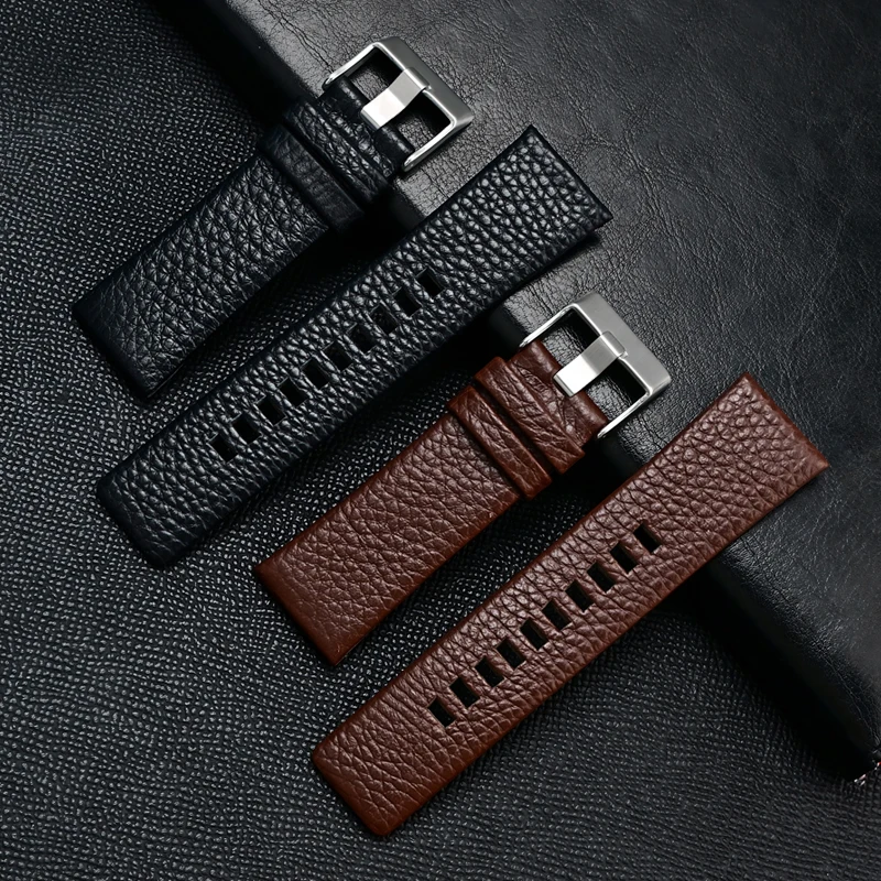 Pulseira de Couro Genuíno para - Diesel Watches Smartwatch avaliação e preço