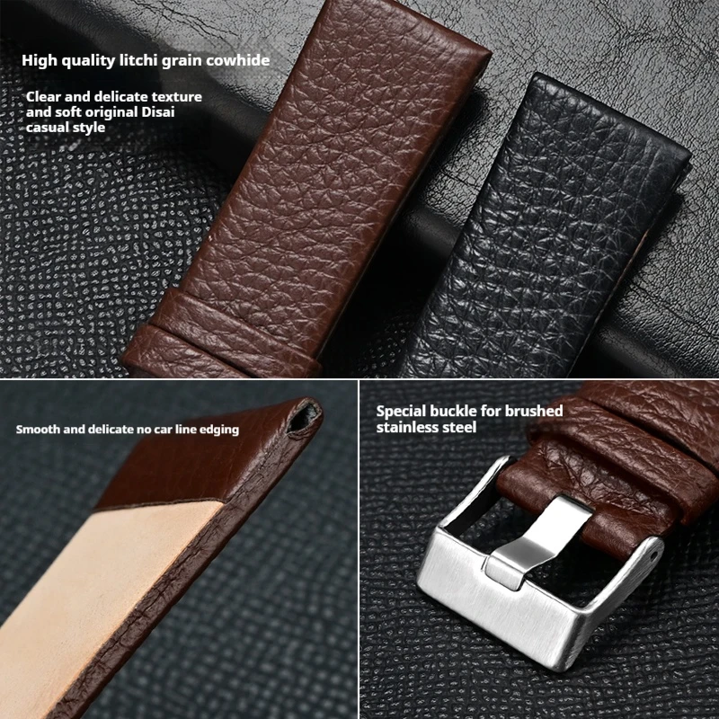 Pulseira de Couro Genuíno para - Diesel Watches Smartwatch avaliação e preço