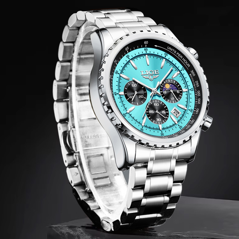 Relógio Masculino LIGE de Luxo - Smartwatch Watches Brands For Men avaliação e preço