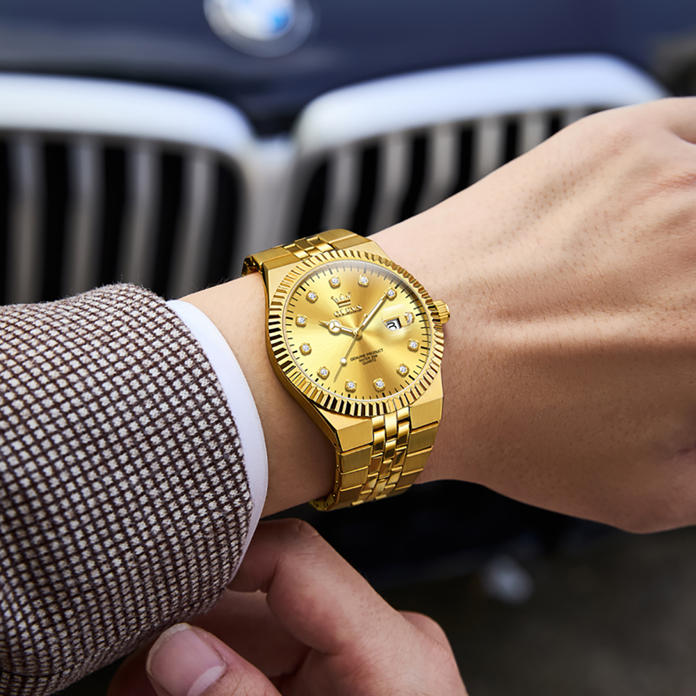 Olevs nova moda relógio mascul - Smartwatch Watches Brands For Men avaliação e preço